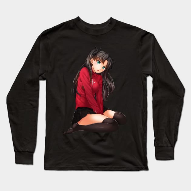 Tohsaka Rin Long Sleeve T-Shirt by Venandeu